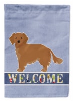 Carolines Treasures CK3678GF Small Greek Domestic Dog Kokoni Welcome Garden Fla