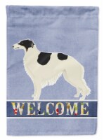 Carolines Treasures CK3583CHF Borzoi Welcome House Flag
