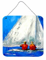 Carolines Treasures MW1360DS66 Sailboat Two's Company Wall or Door Hanging Prin
