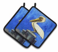 Carolines Treasures MW1352PTHD Pelican Texas Pete Pair of Pot Holders