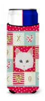 Carolines Treasures CK5175MUK Turkish Angora Cat Love Ultra Hugger for slim can