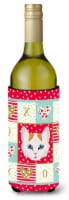 Carolines Treasures  CK5176LITERK Turkish Van Cat Love Wine Bottle Hugger, Red