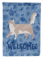 Carolines Treasures  CK4846GF Chantilly Tiffany Cat Welcome Flag Garden Size