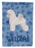 Carolines Treasures  CK5969GF Bichon Fris� Welcome Flag Garden Size