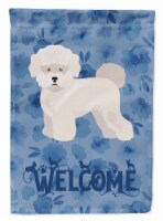 Carolines Treasures CK5970GF Bichon Fris? #2 Welcome Garden Flag