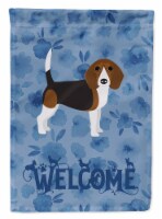 Carolines Treasures CK6061GF Beagle Welcome Flag Garden Size
