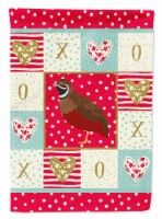 Carolines Treasures CK5383GF Chinese Painted or King Quail Love Flag Garden Siz