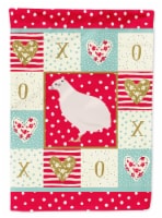 Carolines Treasures CK5384CHF Texas Quail Love Flag Canvas House Size, Red