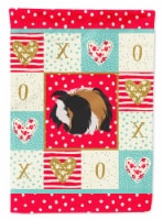 Carolines Treasures CK5433CHF Sheba Guinea Pig Love House Flag, Red