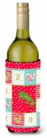Carolines Treasures  CK5531LITERK Chameleon Wine Bottle Hugger, Red