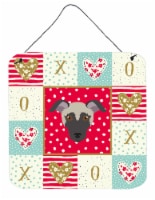 Carolines Treasures  CK5182DS66 Argentine Pila Dog Love Wall or Door Hanging Pri