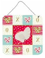 Carolines Treasures  CK5410DS66 White Holland Turkey Love Wall or Door Hanging P