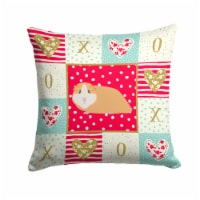 Carolines Treasures  CK5427PW1414 American Guinea Pig Love Fabric Decorative Pil
