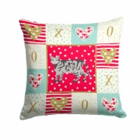 European Shorthair #2 Cat Love Fabric Decorative Pillow