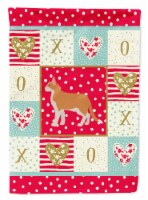 Carolines Treasures CK5553CHF 28 x 0.01 x 40 in. Goddess Giant No.2 Cat Love Canvas House Fla