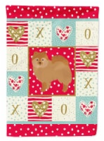 Carolines Treasures CK5838GF 11 x 0.01 x 15 in. German Spitz No.2 Love Garden Flag