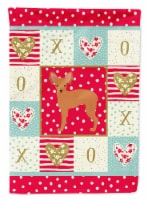 Carolines Treasures CK5890CHF Russian Tor Terrier #2 Love Flag Canvas House Siz