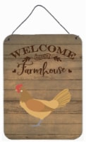 Frisian Friesian Chicken Welcome Wall or Door Hanging Prints