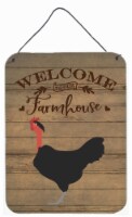 Carolines Treasures  CK6783DS1216 Naked Neck Chicken Welcome Wall or Door Hangin