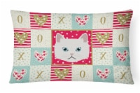 Carolines Treasures  CK5135PW1216 Napoleon Cat Love Canvas Fabric Decorative Pil
