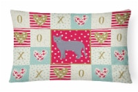 Carolines Treasures  CK5630PW1216 Korat #1 Cat Love Canvas Fabric Decorative Pil