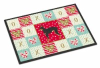 Carolines Treasures  CK5889JMAT Russian Tor Terrier Love Indoor or Outdoor Mat 2