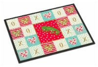 Carolines Treasures CK5531MAT Chameleon Doormat 18x27, Red
