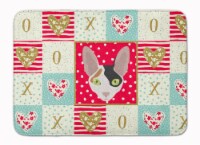 Carolines Treasures  CK5107RUG Cornish Rex Cat Love Machine Washable Memory Foam