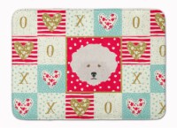 Carolines Treasures CK5185RUG Bichon Fris? Love Machine Washable Memory Foam Ma
