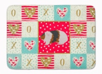 Carolines Treasures  CK5436RUG Teddy Guinea Pig Love Machine Washable Memory Foa