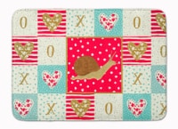Carolines Treasures  CK5527RUG Garden Snail Machine Washable Memory Foam Mat, Re