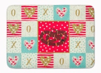 Carolines Treasures  CK5535RUG Snake Machine Washable Memory Foam Mat, Red