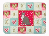Brazilian Shorthair Cat Love Machine Washable Memory Foam Mat