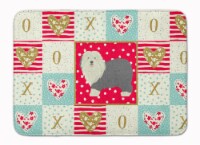 Carolines Treasures  CK5942RUG Old English Sheepdog Love Machine Washable Memory
