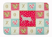 Carolines Treasures  CK5721RUG Thai Lilac Cat Love Machine Washable Memory Foam