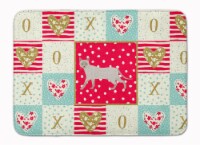 Carolines Treasures  CK5721RUG Thai Lilac Cat Love Machine Washable Memory Foam