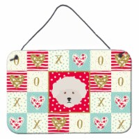 Carolines Treasures CK5185DS812 Bichon Fris? Love Wall or Door Hanging Prints,