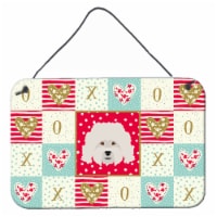 Carolines Treasures  CK5186DS812 Bolognese Love Wall or Door Hanging Prints, Red