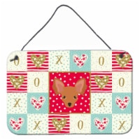 Carolines Treasures  CK5234DS812 Russian Tor Terrier Love Wall or Door Hanging P