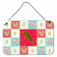 Carolines Treasures  CK5519DS812 Amazon Parrot Love Wall or Door Hanging Prints,