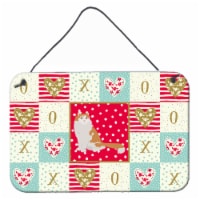 Carolines Treasures  CK5735DS812 American Curl Cat Love Wall or Door Hanging Pri