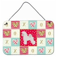 Carolines Treasures CK5813DS812 Bichon Fris? Love Wall or Door Hanging Prints,