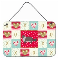 Carolines Treasures  CK5673DS812 Persian Modern #2 Cat Love Wall or Door Hanging