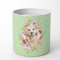 Green Flowers 10 oz Soy Candle CK4395CDL
