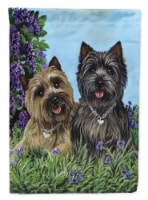 Carolines Treasures PPP3049GF Cairn Terrier Donation Garden Flag