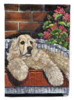 Carolines Treasures PPP3074GF Cocker Spaniel Life is Good Garden Flag