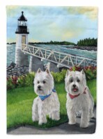 Carolines Treasures PPP3230CHF Westie Schooner & Annie House Flag