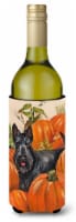 Carolines Treasures PPP3168LITERK Scottish Terrier Scottie Pumpkins Wine Bottle
