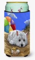 Carolines Treasures PPP3202TBC Westie Beach Baby Tall Boy Hugger