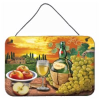 Carolines Treasures PRS4027DS812 Soave, Apple, Wine and Cheese Wall or Door Ha